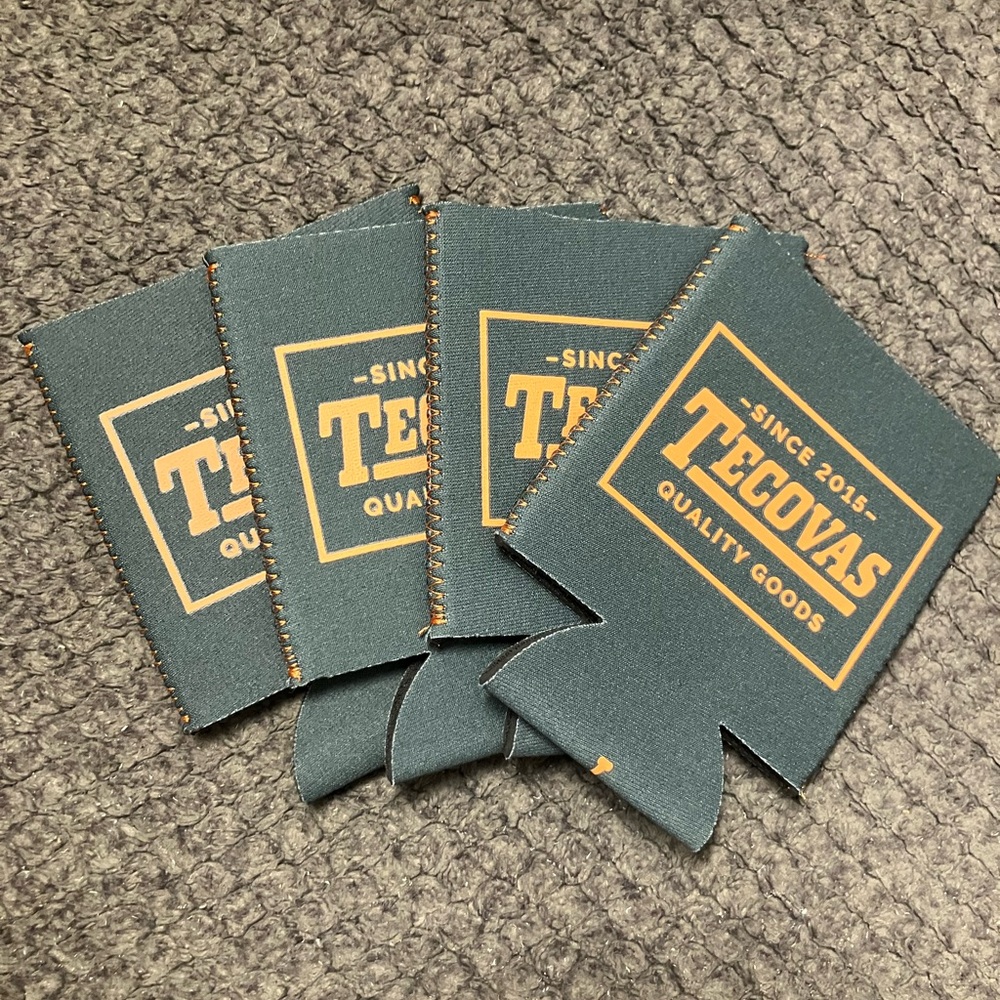 Tecovas Green Koozies - Pack of 4
